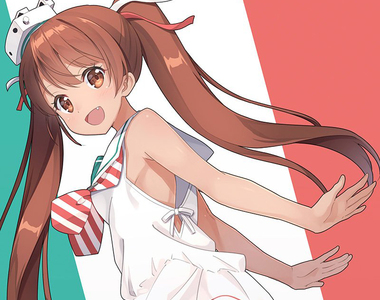 資料夾變態改造再來《艦娘Libeccio的透光浴衣》全天下蘿●控都該感謝繪師的創意……