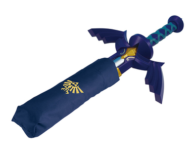 《薩爾達傳說》一番賞　拿了大師之劍摺疊傘可以變林克嗎（誤）