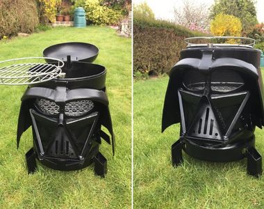 超酷炫《黑武士烤肉架》我好像感受到他的熊熊怒火