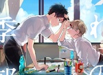 BL四格《晴れのち四季部》只有兩人的社團教室最適合密會玩曖昧♡ BL四格《晴れのち四季部》只有兩人的社團教室最適合密會玩曖昧♡