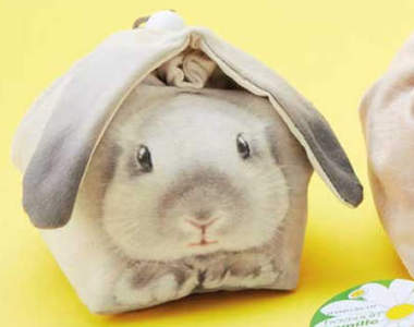 動物收納再+1《兔耳束口化妝包》就像帶著小兔子出門的可愛感覺❤