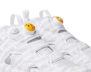 《Vetements x Reebok》顏文字InstaPump Fury鞋鞋翻白眼+親親也太搞笑了