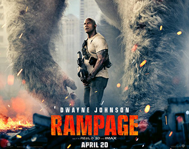 巨石強森《毀滅大作戰》大隻的巨石對抗更大隻的猩猩