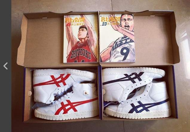 《灌篮高手三井寿战靴》ASICS金太阳篮球鞋怎