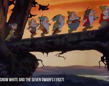 《迪士尼動畫的演變》原來迪士尼第一部白雪公主到現在已經80年了