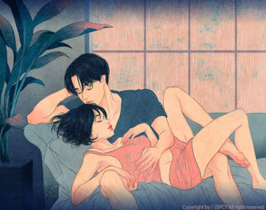 韓國畫家畫出《新婚夫妻間的親密動作》照著做就可以...嘿嘿♥