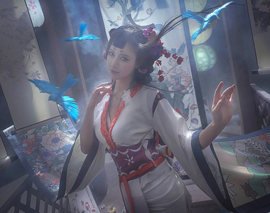 《真的菜菜》Cosplay 陰陽師 花鳥卷 美的像是畫裡走出來的一樣