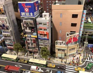 《東京新宿絕景模型》學生巧手下的精緻還原重現