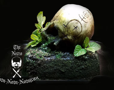 閱覽注意《骷髏頭蛋糕》打開冰箱的瞬間會被它嚇壞吧ww