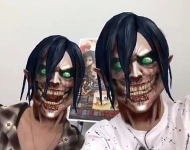 《SNOW與進擊的巨人合作》第二彈出爐 梶裕貴與下野紘感覺玩得好開心啊