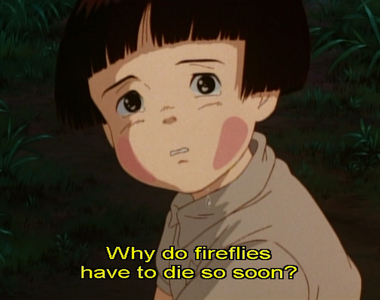 惡搞漫畫《一點都不感動的螢火蟲之墓》偷吃節子的糖果會招來生命危險……