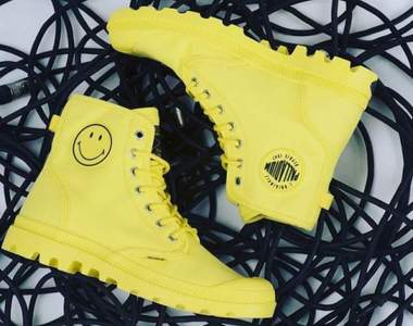 《Palladium × Smiley》讓路人都忍不住回頭的笑臉軍靴