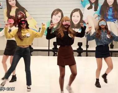 超強《GFRIEND矇眼跳Me Gustas Tu》完全不落拍舞蹈只有女朋友辦的到阿！