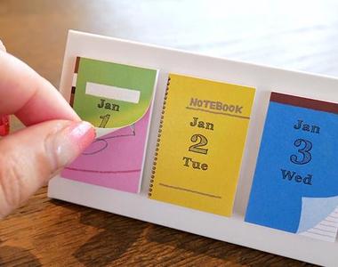 爆可愛《桌面小日曆便利貼》還可以運用在各種社群網站上打卡的紀錄生活