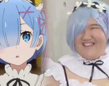 害羞女高中生如願《COSPLAY雷姆秀給同學看》肉麻台詞讓人受不了……