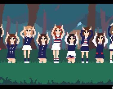 敲可愛《8位元音源》還順勢推出點陣版MV讓你大喊ㄎ一優窩