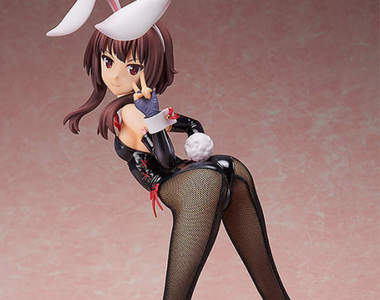 爆炎系中二魔法師《惠惠兔女郎模型》為美好的世界獻上性感網襪...