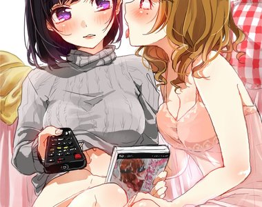 鹹濕百合同人誌《假處女AV女優與泡泡浴娘的日常》沒有臭男生介入的空間……