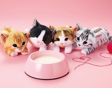 超犯規《貓咪小物包》臉頰也軟呼呼的好好捏(,,•ω•,,)