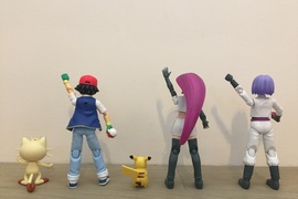 我要成為寶可夢大師！OPEN～S.H.Figuarts 小智、皮卡丘&火箭隊登場