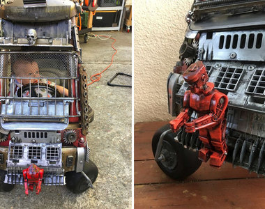 最狂老爸改造《瘋狂麥斯玩具車》小寶貝都是末世霸主