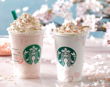 2017《日本限定星巴克櫻花杯》來了❤漫天櫻花雨灑落杯上絕美登場 