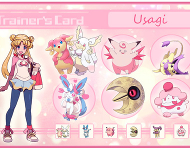 《如果美少女戰士是精靈寶可夢訓練家》那她們會有那些神奇寶貝呢？