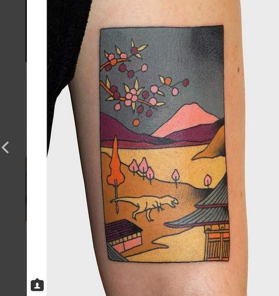 浮世繪刺青 古色古香的個性表現超級帥