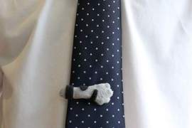 《貓手領帶夾》讓愛貓的紳士們也能擁有可愛療癒小物❤