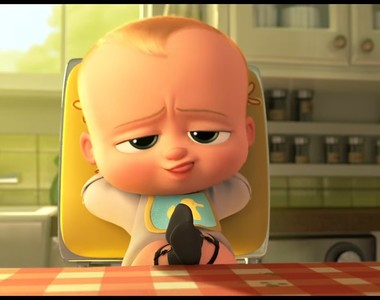 夢工廠動畫《寶貝老闆》寶寶切開是黑的 但是寶寶不說