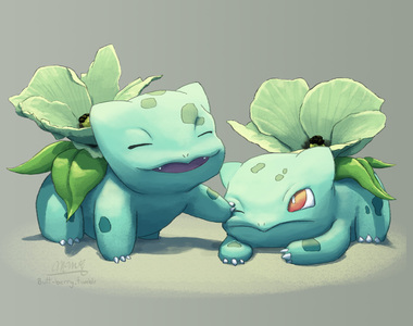 型男繪師《妙蛙種子開出什麼花》如果可以開出不同花朵也很美呢