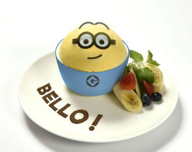 日本期間限定《神偷奶爸3小小兵咖啡廳》來啦~我怎麼聞到了濃濃的香蕉味?