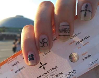 韓飯都畫這一款《K-POP指甲彩繪》是不是資深飯就看手指頭啦~