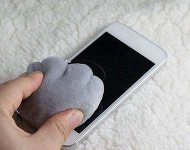 《貓肉球手機螢幕擦》貓奴的螢幕好髒啊~喵來幫你擦擦
