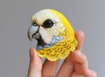 《逼真鳥頭刺繡》一針一線繡出活靈活現的小動物