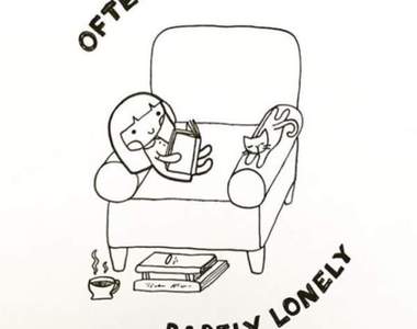 《內向者才懂的插畫》一個人不是無聊是自在啦～