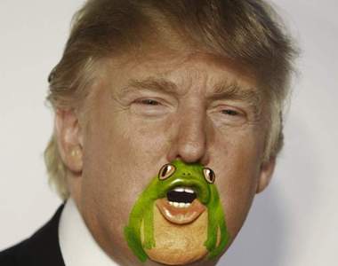 《惡搞川普青蛙嘴》超趣味PS看過之後就回不去惹