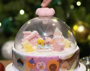 韓國Baskin Robbins推出《會下雪的冰淇淋蛋糕》只要按一下就能下雪唷