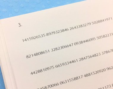 限定販售《圓周率筆記本》連筆記本橫線都在算圓周率