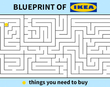 根本迷宮《逛過IKEA的人才懂的梗》想要的商品永遠在最靠近出口的地方