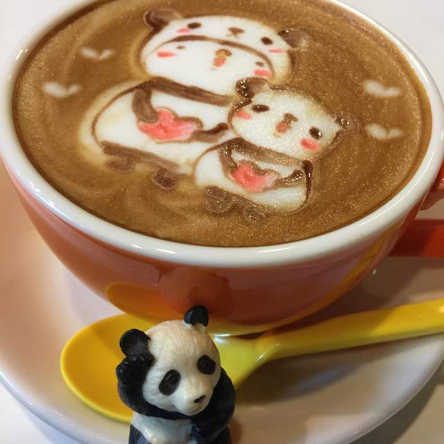 日本Cafe ChocoTea《軟綿綿的奶泡拉出極萌3D立體拉花》讓人不想去喝上一杯咖啡都難 - 圖片5