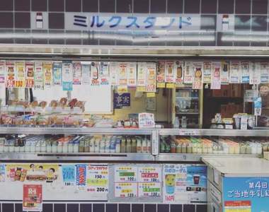 《秋葉原成牛奶天國》來自日本全國的各種牛奶都聚集在車站月台上