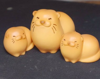 超治癒瞇瞇眼《迷菓小水獺饅頭》焦黃好吃的外表欺騙大家的感情(?)