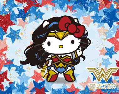 《哈羅凱蒂貓 x 神力女超人》到日本就連女神都變萌了