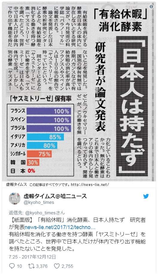 日本人不休年假的理由 竟然是因為身體缺少 年假消化酵素 淚笑