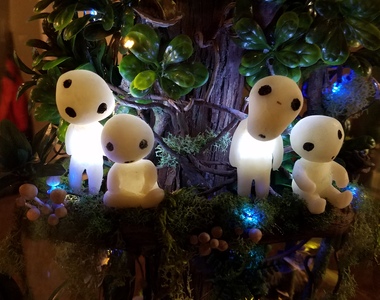 《神手媽媽DIY魔法公主木靈模型》各種細節讓人讚嘆~還可以當小夜燈呢