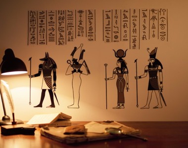 《古埃及壁貼》貼上去瞬間把房間變成金字塔陵墓(?)