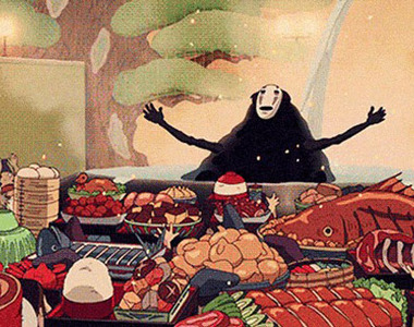 看到就餓惹《吉卜力美食動圖》有衝動想要大吃大喝～