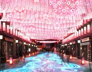 日本東京《日本橋櫻花祭》還有尋寶遊戲可以玩~