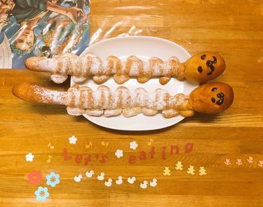麵包店正流行《謎之生物しましま麵包》據說超受小孩子歡迎
